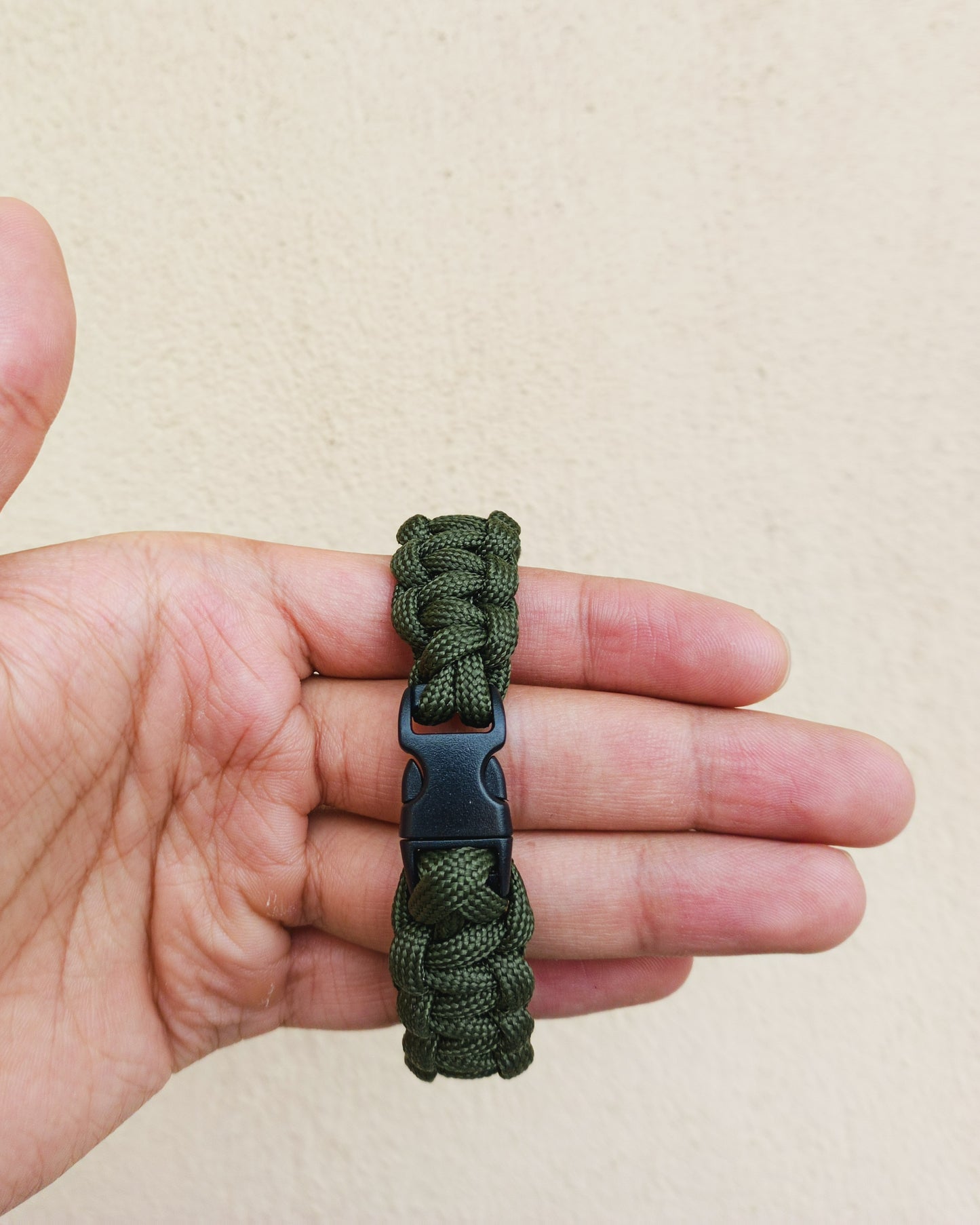 Paracord Bracelet - 4mm Olive Green