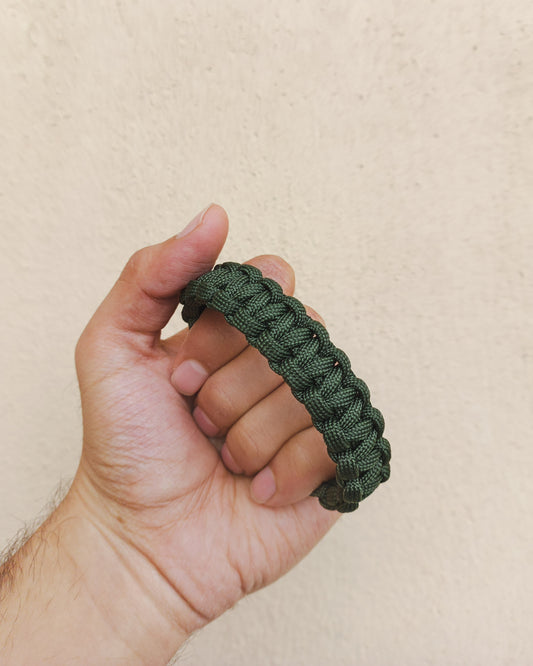 Paracord Bracelet - 4mm Olive Green