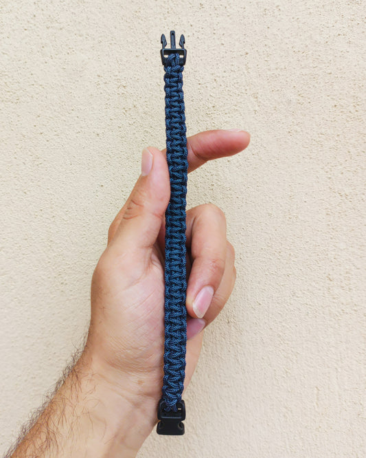 Paracord Bracelet - 2mm Navy Blue