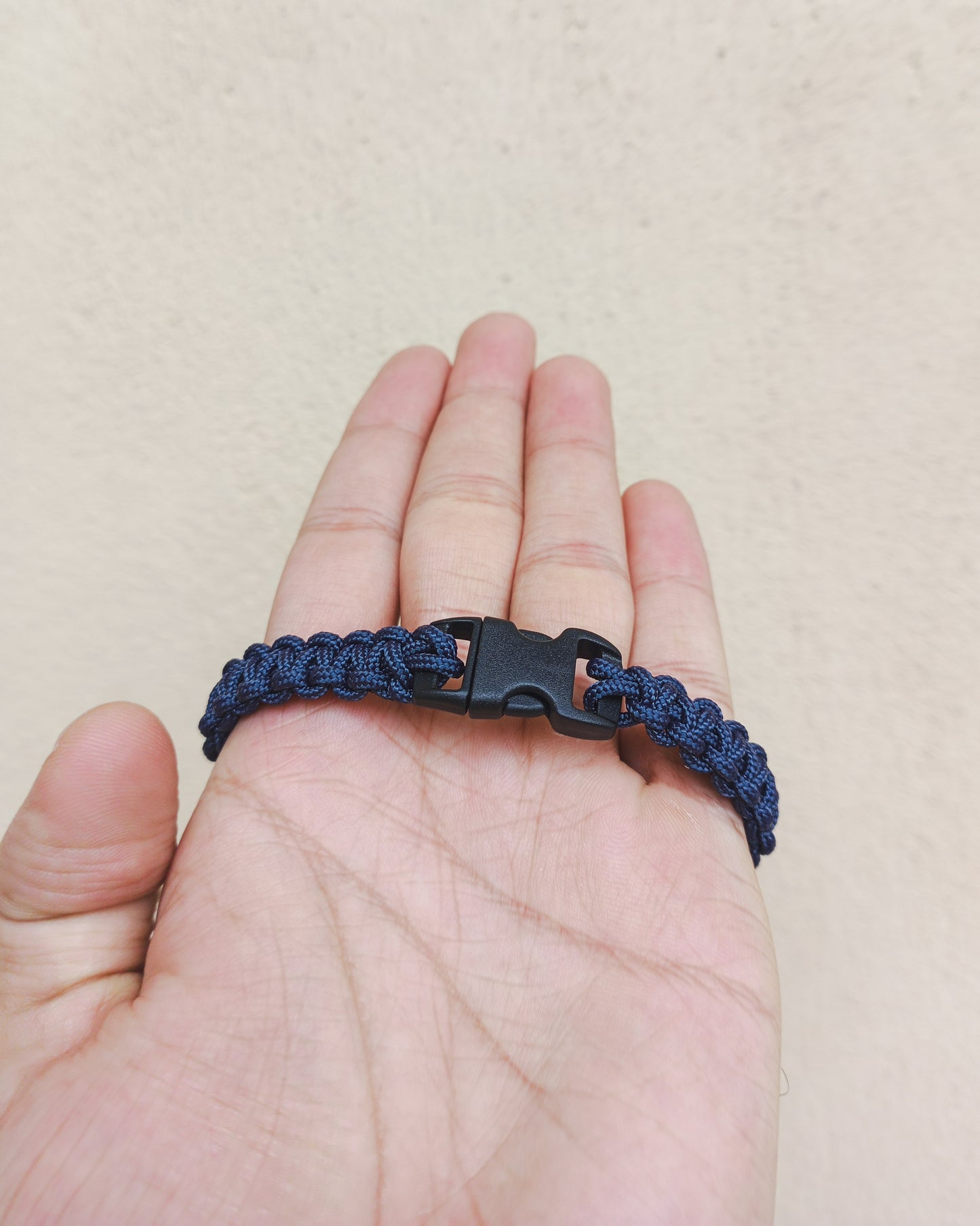 Paracord Bracelet - 2mm Navy Blue